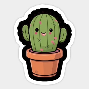 Tiny Cute Cactus Sticker